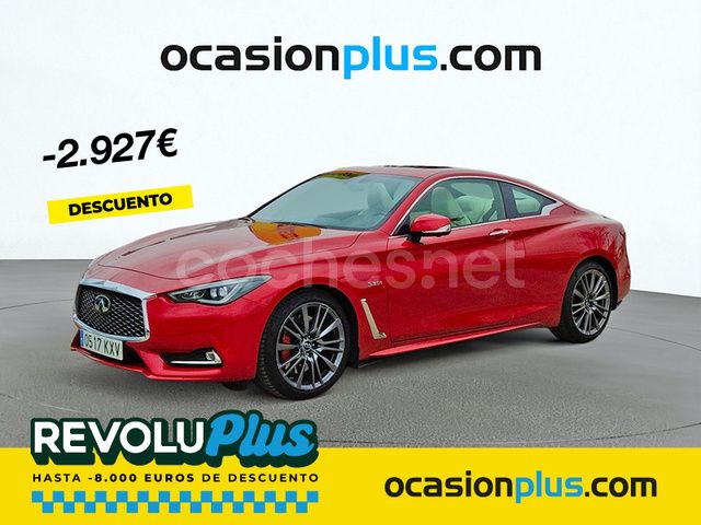 Rojo Usado 2019 Infiniti Q60 Sport Tech Coupe | 32.200 € - Imagen 1/4
