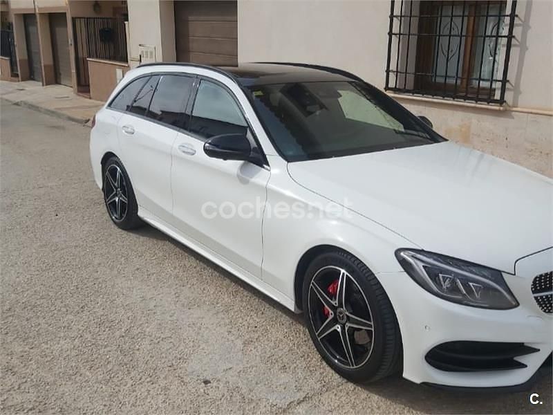 Usado Mercedes C220 170 CV (125 kW) 2018 Blanco Familiar