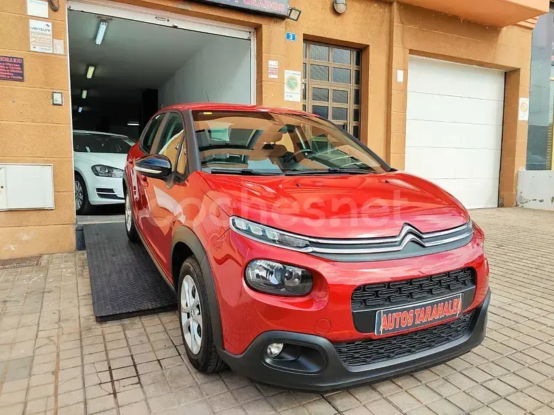 Usado Citroën C3 Feel 82 CV (60 kW) 2018 Granate Utilitario