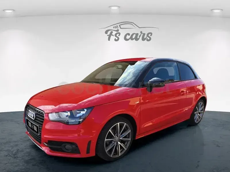 Usado Audi A1 Attraction 86 CV (63 kW) 2014 Rojo Utilitario