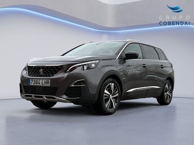 Gris / plata Usado 2020 Peugeot 5008 GT-line Monovolumen | 19.900 € (Precio justo) - Imagen 1/4
