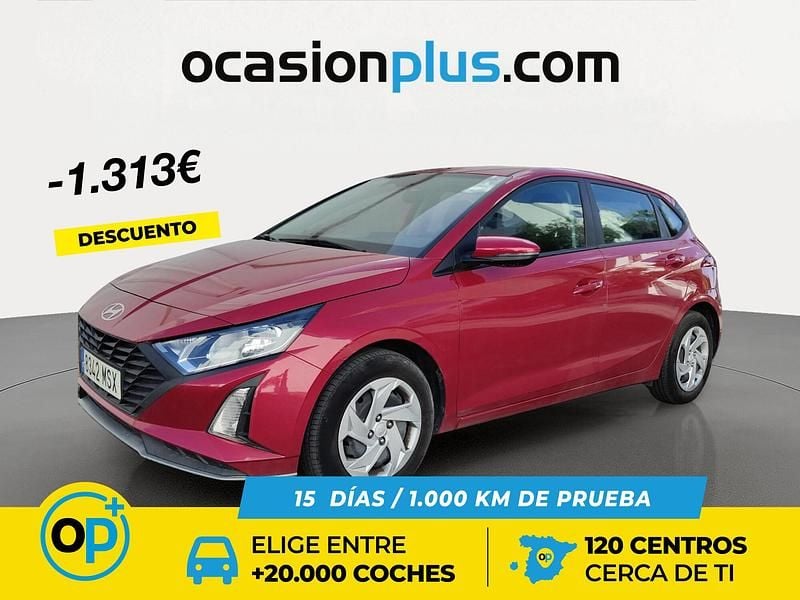 Rojo Usado 2024 Hyundai i20 Berlina | 14.450 € (Precio justo) - Imagen 1/4