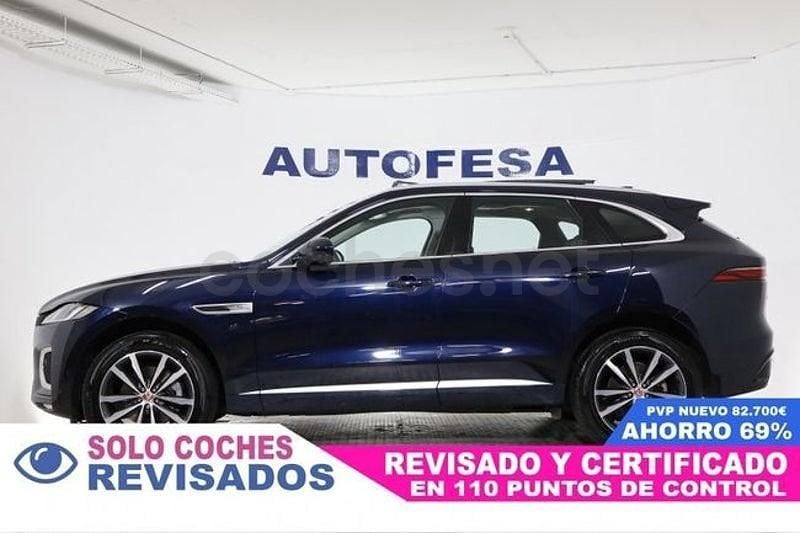 Usado Jaguar F-Pace R-Dynamic 204 CV (150 kW) 2021 Azul SUV