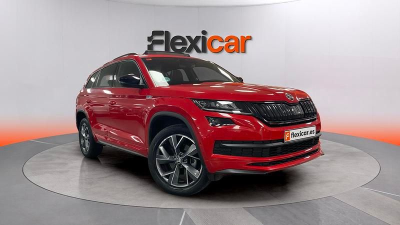 Usado Skoda Kodiaq Ambition 150 CV (110 kW) 2021 Rojo SUV
