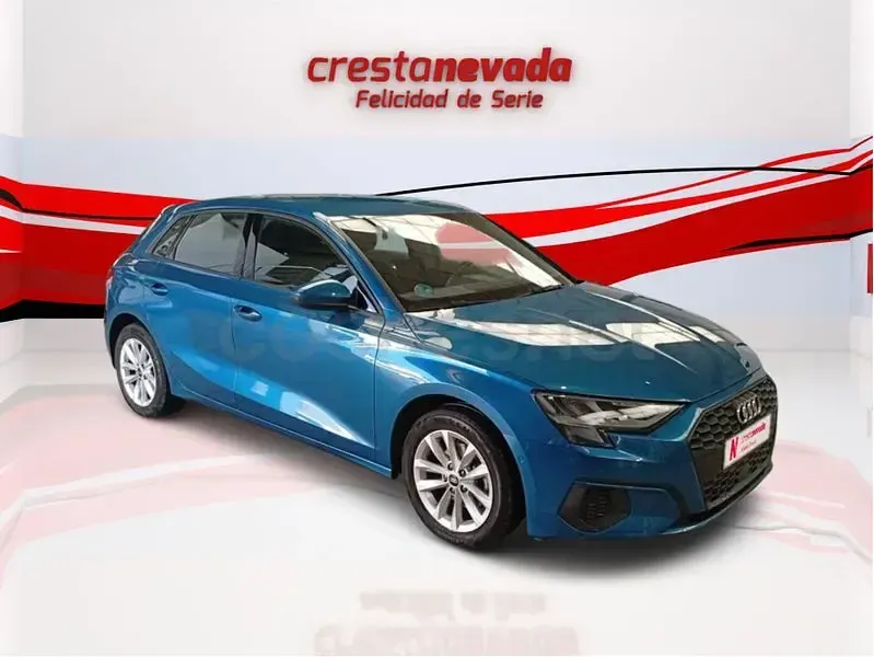 Usado Audi A3 Premium 110 CV (80 kW) 2022 Azul Berlina