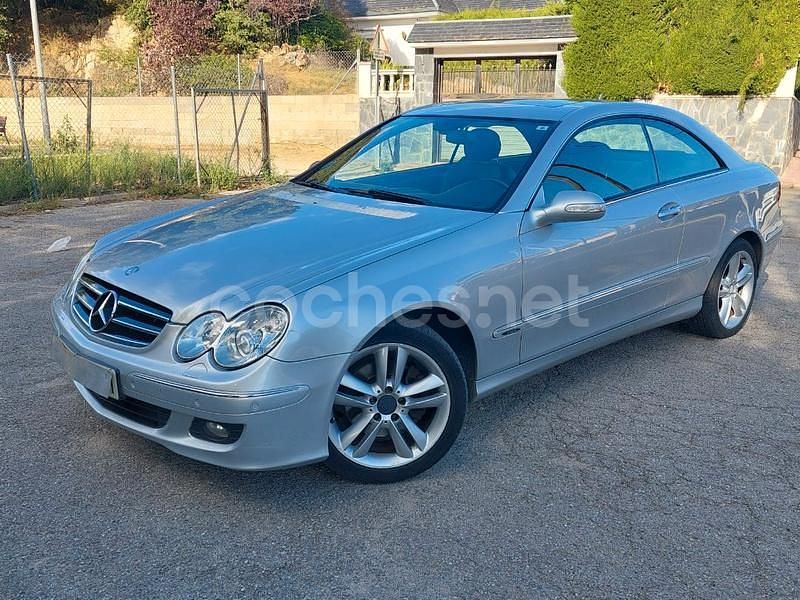 Gris / plata Usado 2008 Mercedes CLK280 Elegance Coupe | 7495 € (Super precio) - Imagen 1/4