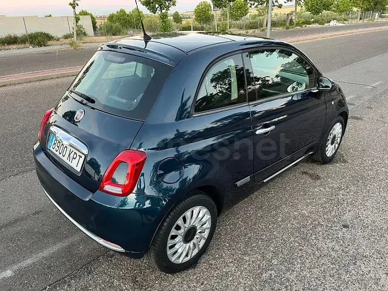 Usado Fiat 500 Lounge 69 CV (50 kW) 2018 Azul Berlina