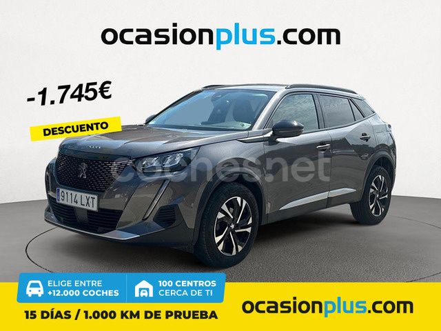 Gris / plata Usado 2022 Peugeot 2008 Allure SUV | 19.200 € (Un poco caro) - Imagen 1/4