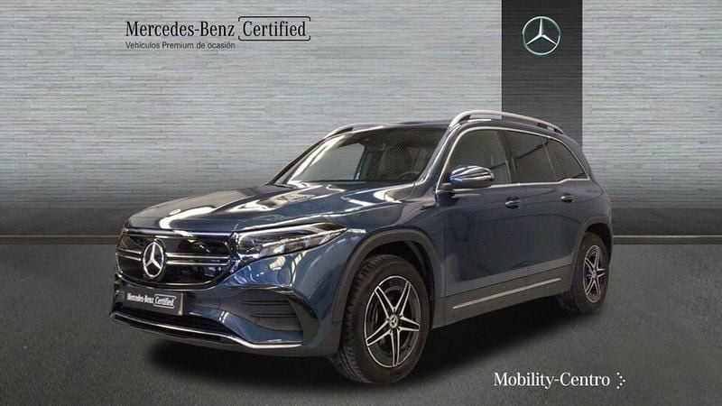 Denim blue metallic paint Usado 2023 Mercedes EQB250 AMG line SUV | 35.900 € (Precio justo) - Imagen 1/4