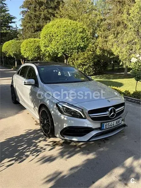 Usado Mercedes CLA45 AMG 381 CV (280 kW) 2018 Gris / plata Coupe