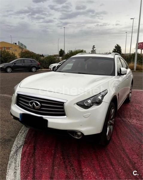 Blanco Usado 2014 Infiniti QX70 Premium SUV | 13.500 € - Imagen 1/4