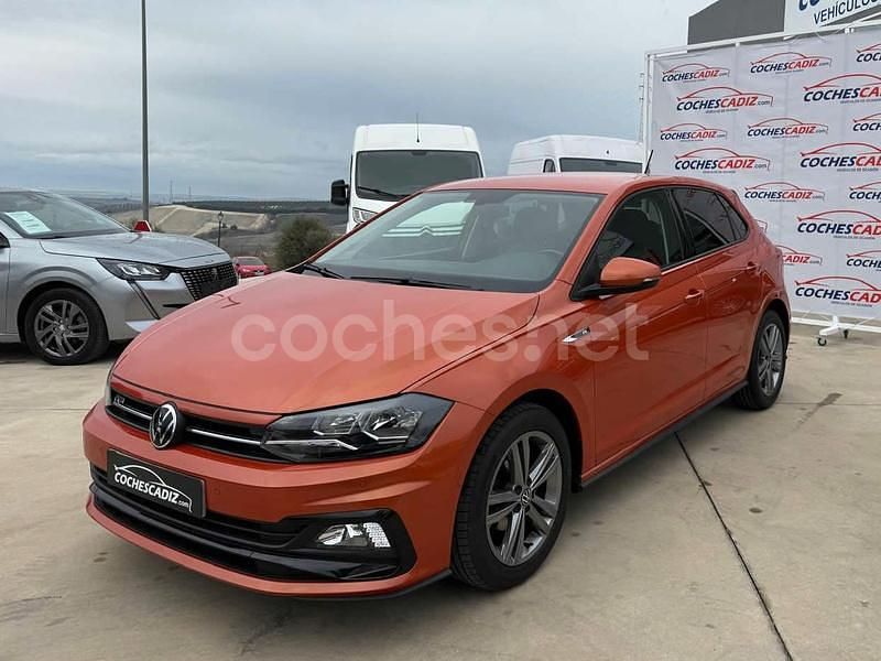 Usado VW Polo R-line 95 CV (69 kW) 2021 Granate Berlina