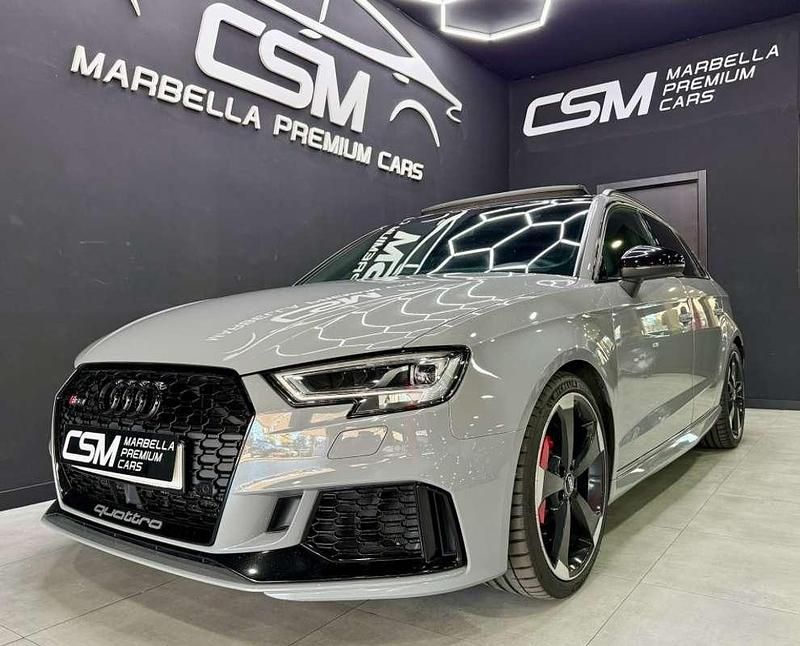 Gris Usado 2018 Audi RS3 Sportback Premium Utilitario | 42.990 € (Caro) - Imagen 1/4