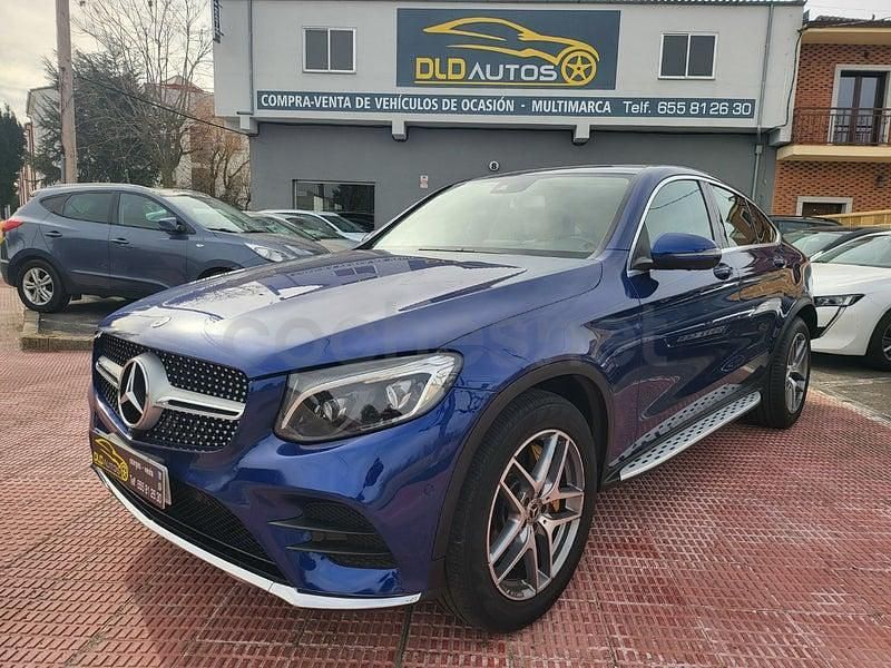 Usado Mercedes GLC350 258 CV (189 kW) 2018 Azul Coupe