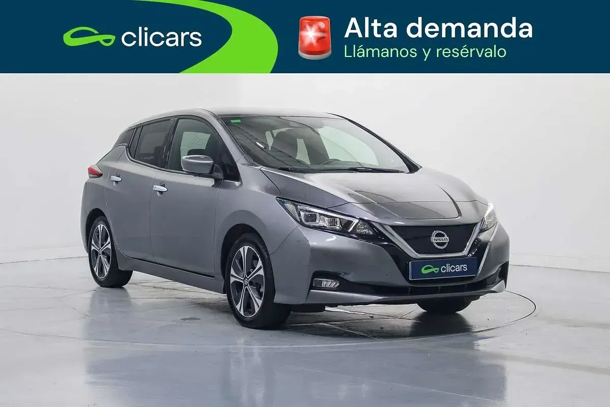Usado Nissan Leaf N-Connecta 110 kW (150 CV) 2021 Gris Utilitario