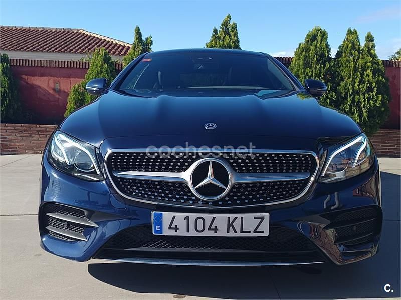 Azul Usado 2018 Mercedes E220 Coupe | 34.900 € (Buen precio) - Imagen 1/4