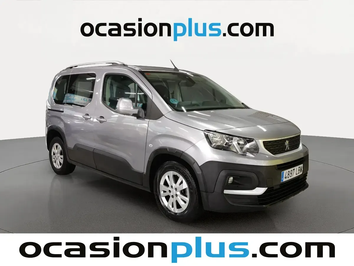 Usado Peugeot Rifter Active 110 CV (80 kW) 2019 Gris Monovolumen