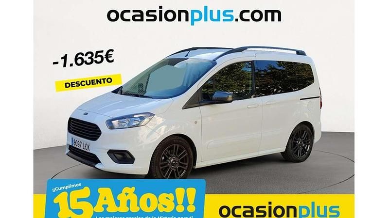 Blanco Usado 2019 Ford Tourneo Courier Sport Monovolumen | 16.355 € (Un poco caro) - Imagen 1/4