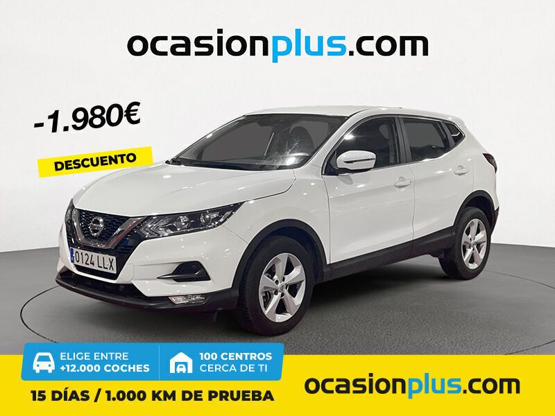 Blanco Usado 2020 Nissan Qashqai Acenta SUV | 21.790 € (Un poco caro) - Imagen 1/4