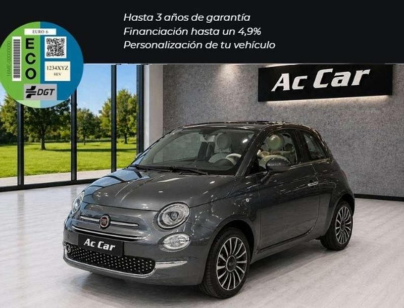 Usado Fiat 500 Launch Edition 69 HP (50 kW) 2020 Cinzento Citadino