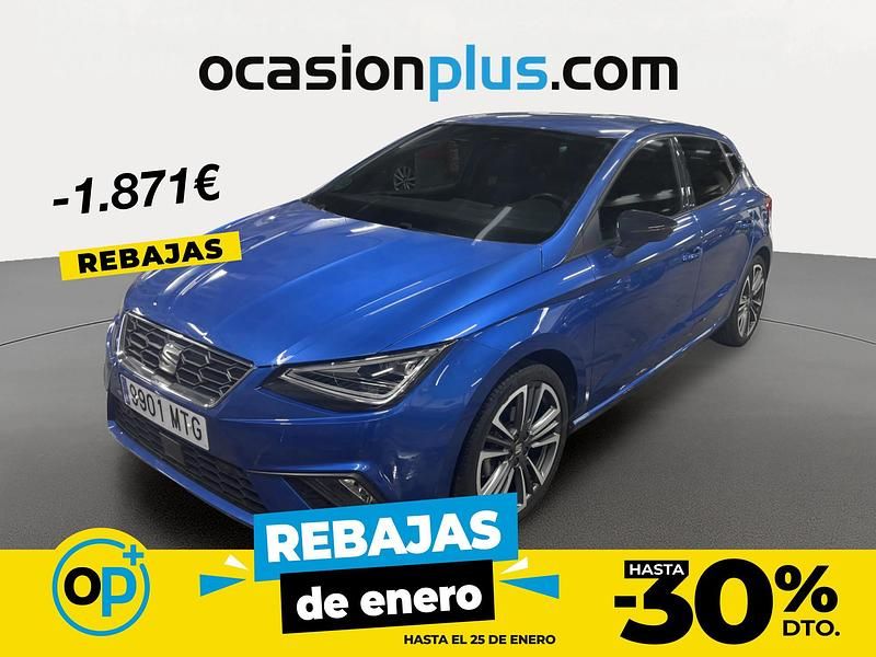 Azul Usado 2024 Seat Ibiza FR Berlina | 20.590 € (Caro) - Imagen 1/4