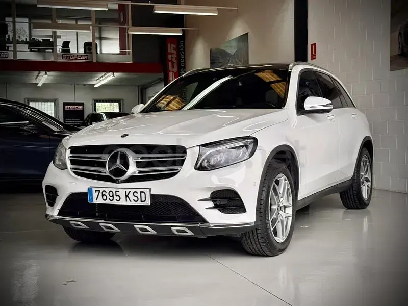 Usado Mercedes GLC250 211 CV (155 kW) 2019 Blanco SUV