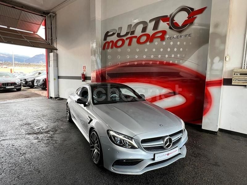 Usado Mercedes C63 AMG 476 CV (350 kW) 2016 Gris / plata Coupe
