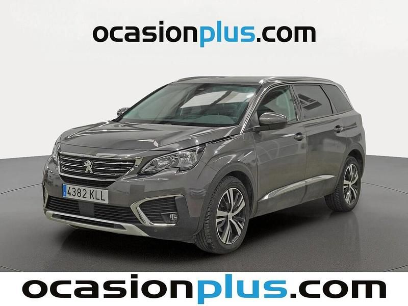 Usado Peugeot 5008 Allure 130 CV (95 kW) 2018 Gris Monovolumen