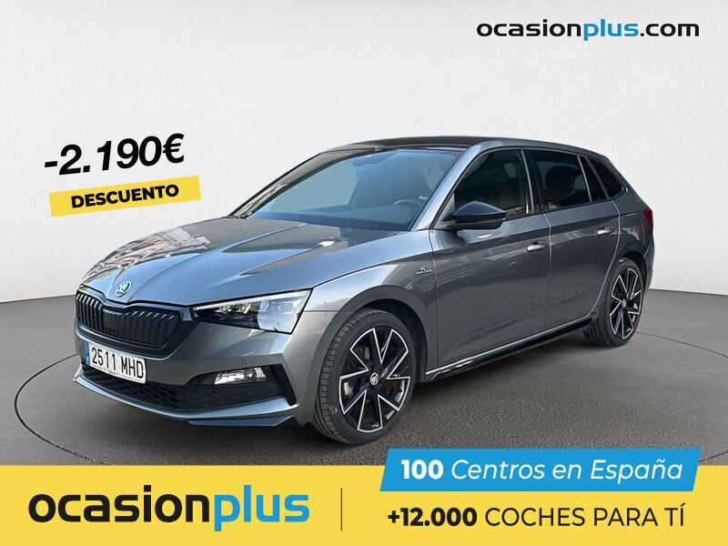 Gris Usado 2023 Skoda Scala Monte Carlo Utilitario | 24.090 € (Un poco caro) - Imagen 1/4