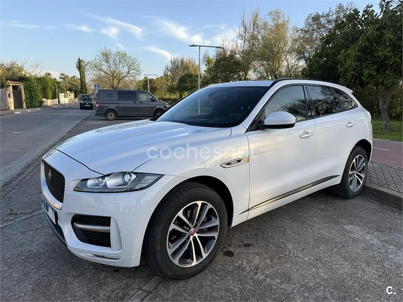 Usado Jaguar F-Pace R-Sport 180 CV (132 kW) 2018 Blanco SUV