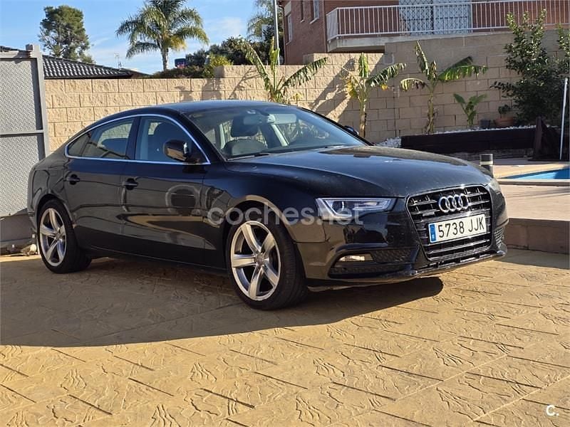 Negro Usado 2014 Audi A5 Sportback Utilitario | 15.000 € (Super precio) - Imagen 1/4