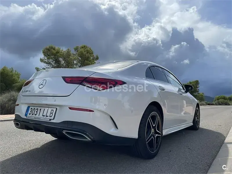 Usado Mercedes CLA200 150 CV (110 kW) 2020 Blanco Coupe