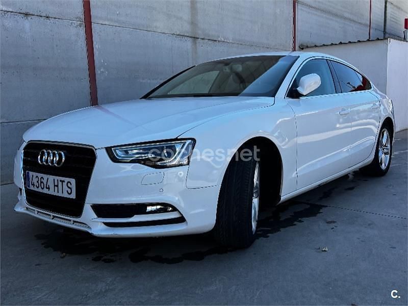 Usado Audi A5 Sportback 150 CV (110 kW) 2013 Blanco Utilitario
