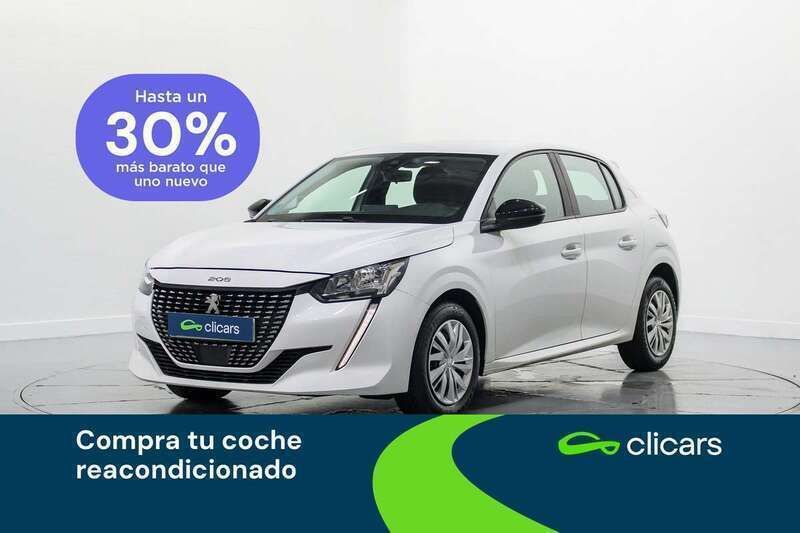 Blanco Usado 2022 Peugeot 208 Active Utilitario | 11.790 € (Buen precio) - Imagen 1/4