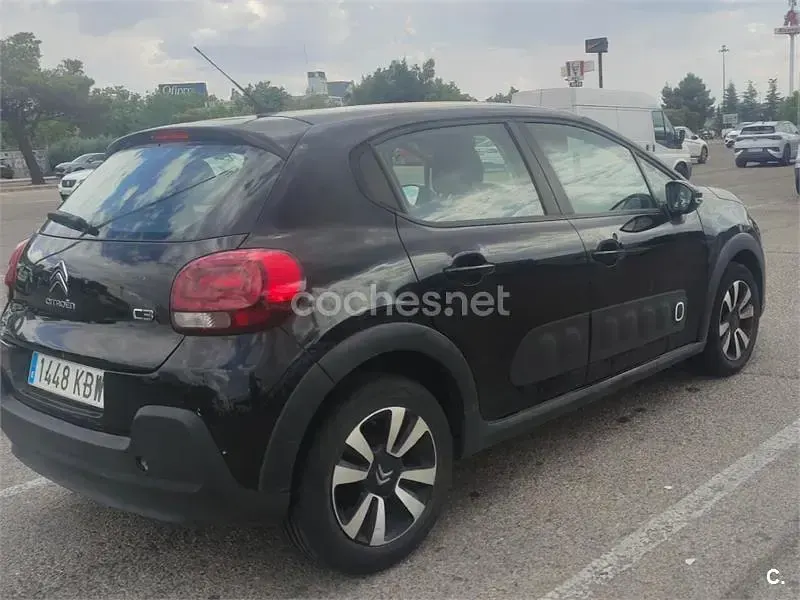 Usado Citroën C3 Feel 82 CV (60 kW) 2017 Negro Berlina