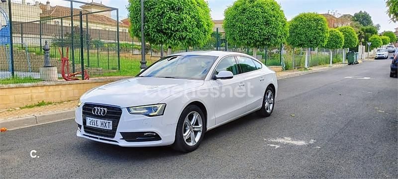Usado Audi A5 Sportback Advanced 150 CV (110 kW) 2014 Blanco Utilitario