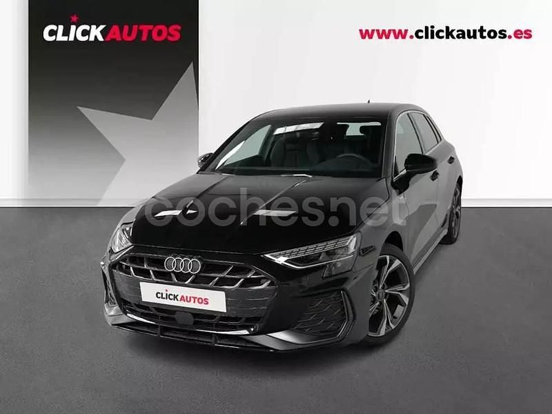 Negro Usado 2025 Audi A3 Sportback S-Line Berlina | 34.400 € (Un poco caro) - Imagen 1/4