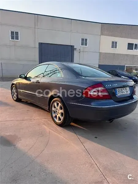 Usado Mercedes CLK200 Elegance 163 CV (119 kW) 2002 Azul Coupe