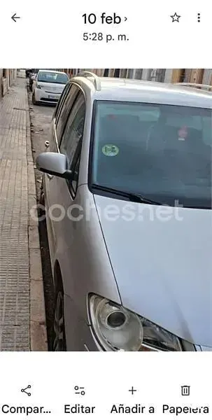Usado VW Touran 105 CV (77 kW) 2007 Blanco Monovolumen