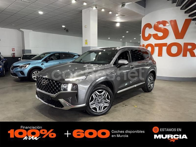 Gris / plata Usado 2023 Hyundai Santa Fe Style SUV | 34.850 € (Precio justo) - Imagen 1/4