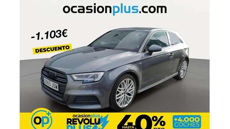 Käytetty Audi A3 S-Line 150 HP (110 kW) 2016 Harmaa Viistoperä