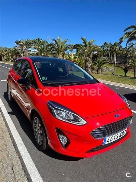 Rojo Usado 2018 Ford Fiesta Vignale Berlina | 11.500 € (Buen precio) - Imagen 1/3