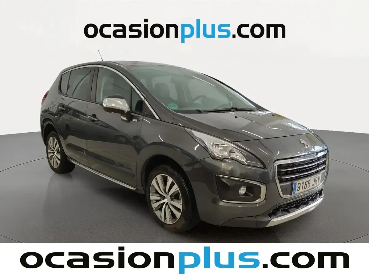 Usado Peugeot 3008 Style 120 CV (88 kW) 2016 Gris Monovolumen