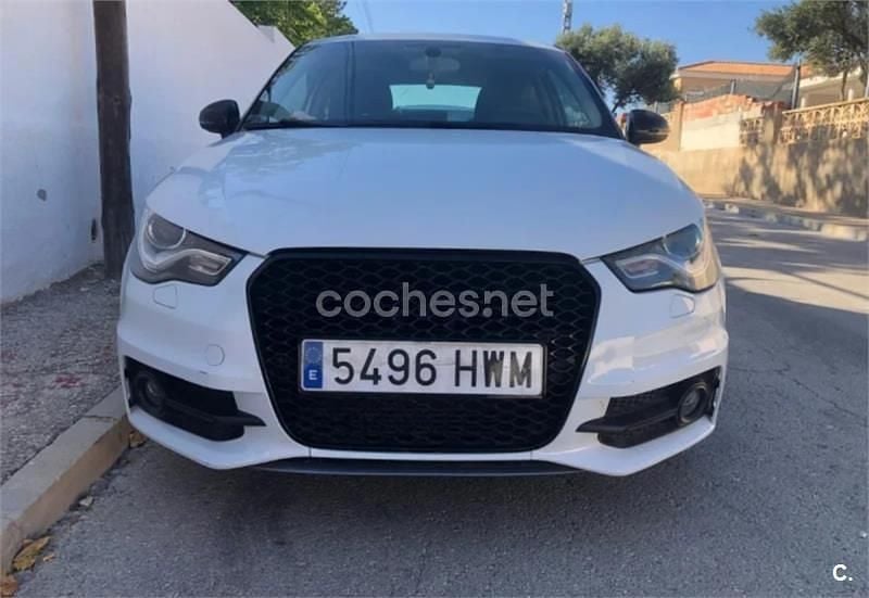 Usado Audi A1 Ambition 90 CV (66 kW) 2014 Blanco Berlina