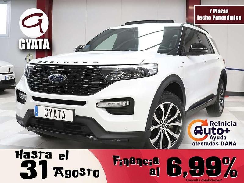 Blanco Usado 2023 Ford Explorer ST-Line SUV | 47.490 € (Super precio) - Imagen 1/4