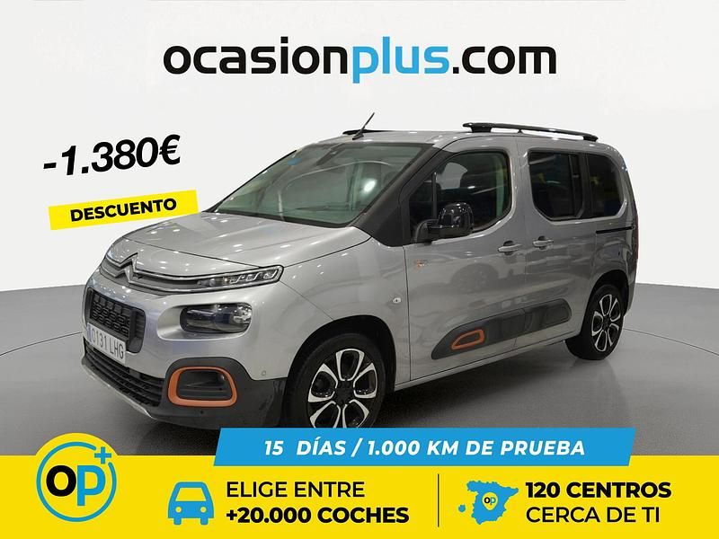 Gris Usado 2020 Citroën Berlingo Shine Monovolumen | 15.190 € (Precio justo) - Imagen 1/4