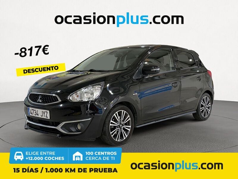 Negro Usado 2017 Mitsubishi Space Star Berlina | 8990 € (Precio justo) - Imagen 1/4