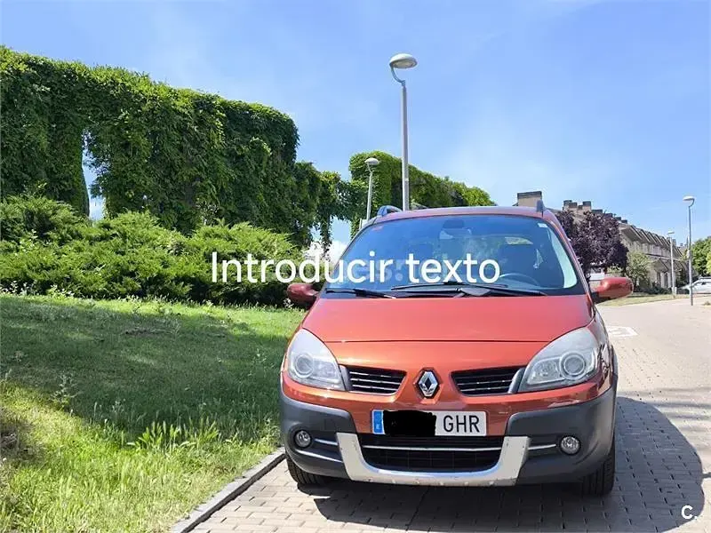 Usado Renault Scenic E-Tech 105 CV (77 kW) 2008 Naranja Monovolumen