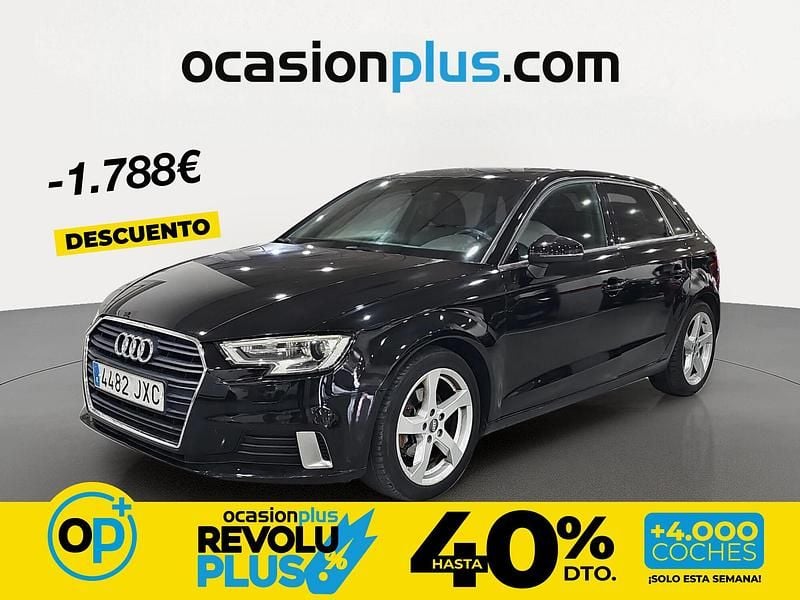 Usado Audi A3 Sport 110 CV (80 kW) 2017 Negro Berlina