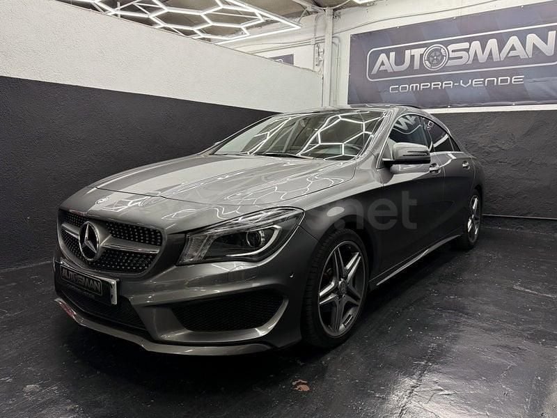 Usado Mercedes CLA200 AMG line 136 CV (100 kW) 2015 Gris / plata Berlina